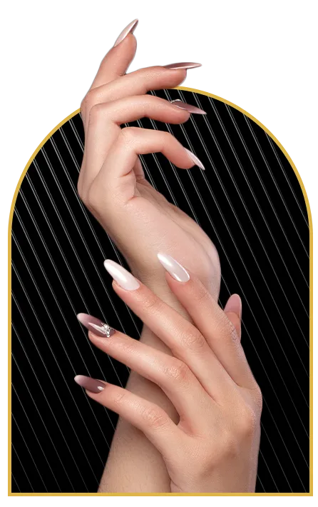 Elegant nail presentation at Nexgen Nails & Day Spa
